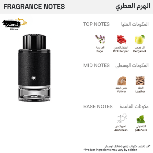 مونت بلانك عطر اكسبلولر للرجال - او دو بارفيوم