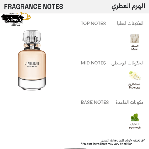 عطر لانتيرديت من جيفنشي للنساء - او دي تواليت