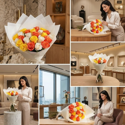 باقة بهجة الشمس | 25 زهرة