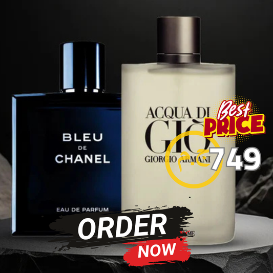 (١٠٠ ML) عرض بلو دى شانيل + اكوا دي جيو