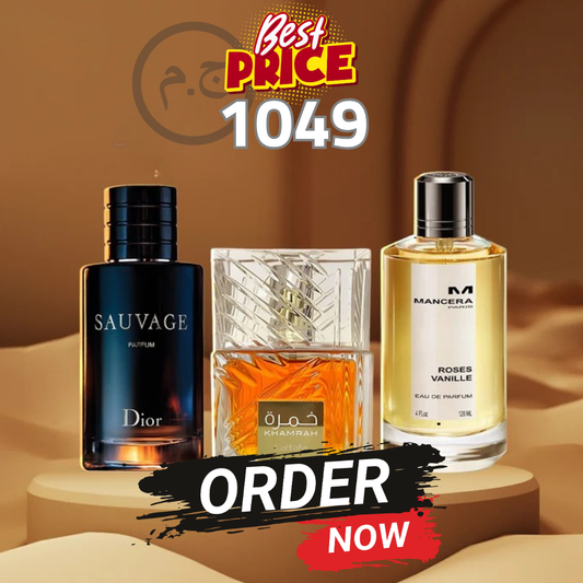 عطر مانسيرا روز فانيلا+ عطر خمرة ٤٠ مل+ عطر سوفاج