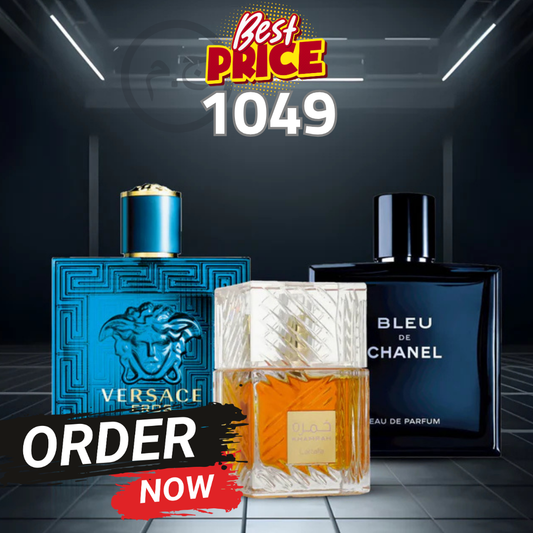 عرض بلو دو شانيل 100مل + فيرزاتشي 100مل + خمرة ٤٠ مل