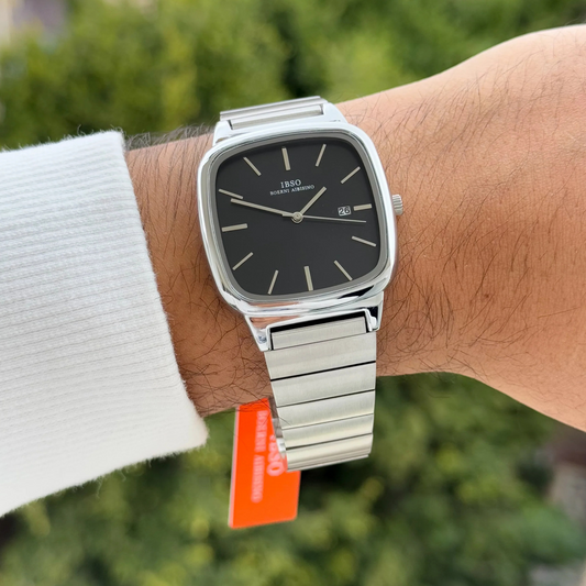 CASIO _ كاسيو معدن مربع