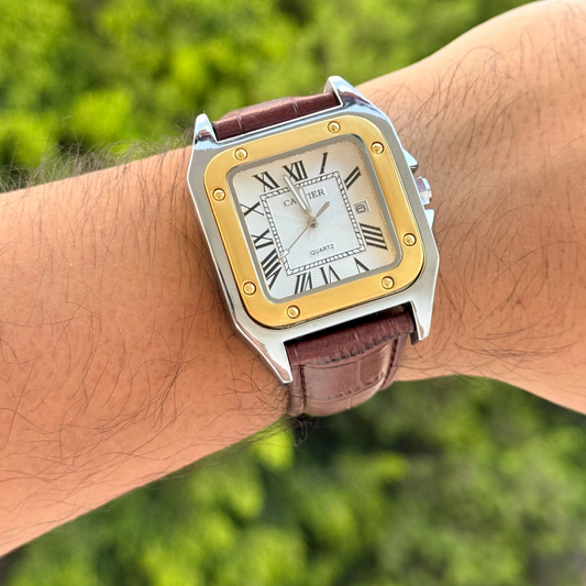 Cartier santos leather