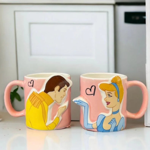 Cinderella & Prince Charming Couple Mug Set