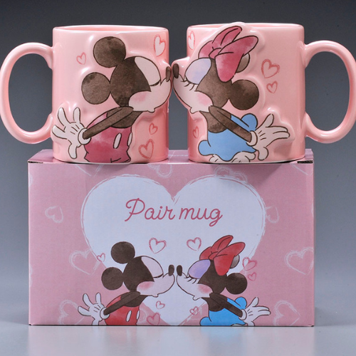 Sun Art Disney Mickey Mouse & Minnie Mouse Pair Mug Mug Set of 2 300ml