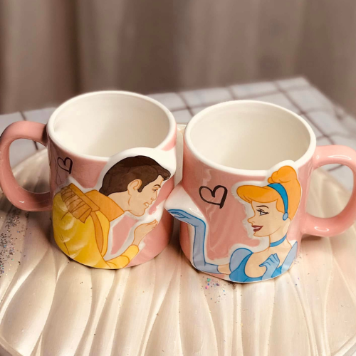Cinderella & Prince Charming Couple Mug Set