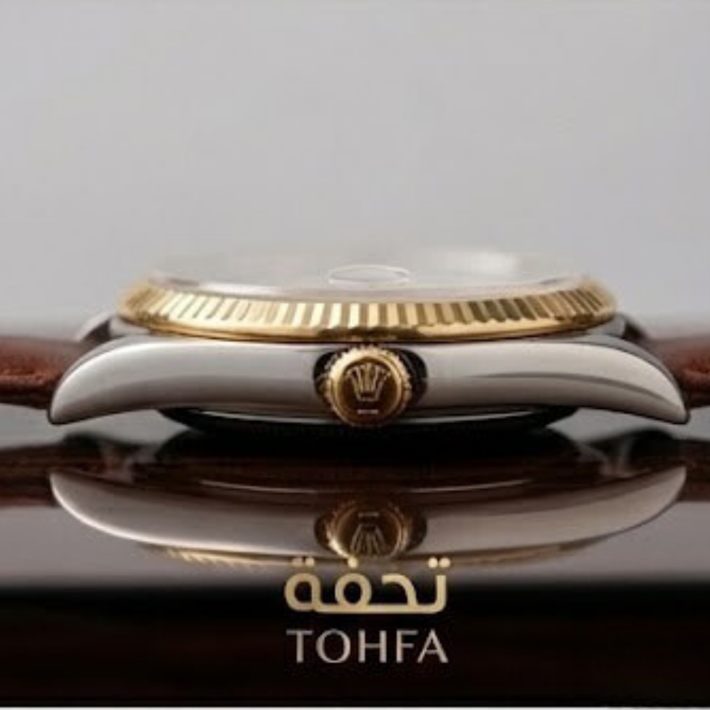 رولكس _ROLEX جلد 