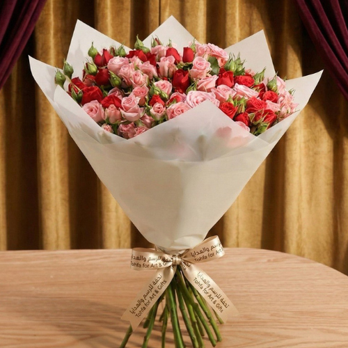 باقة أناقة الجوري الفريد