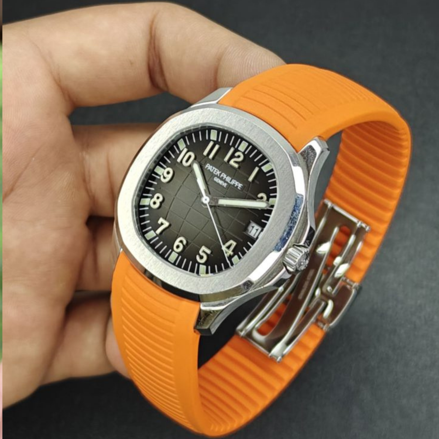 رولكس _ROLEX جلد 