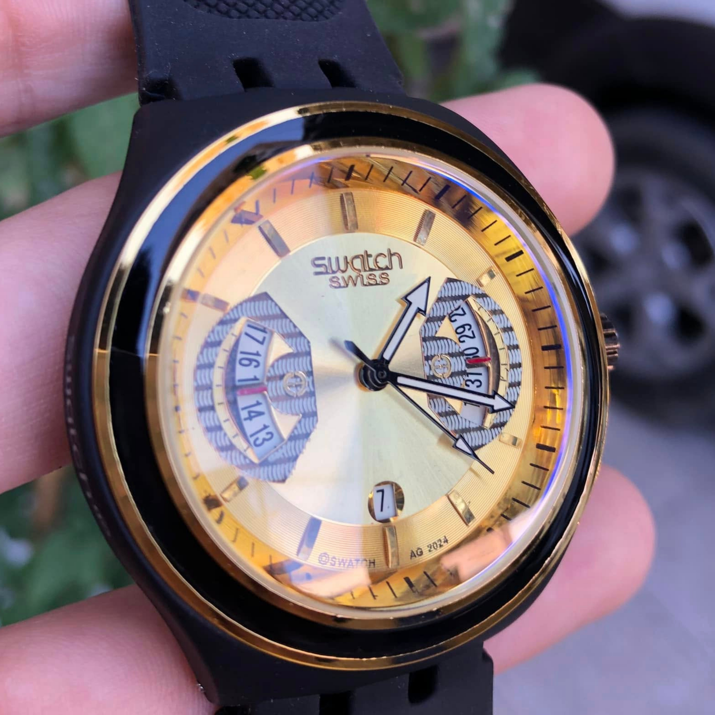 رولكس _ROLEX جلد 