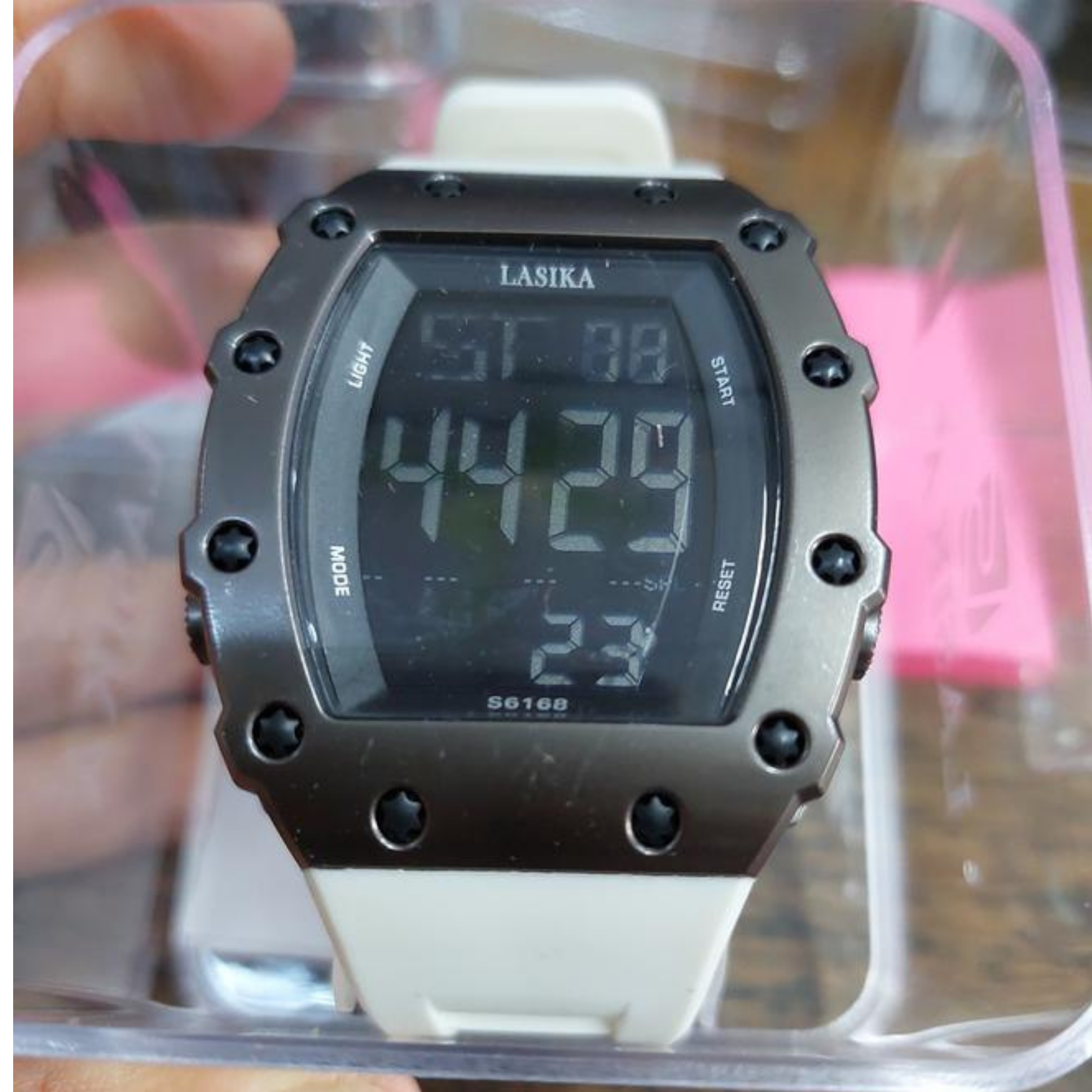 LASIKA Digital Watch - Classic Black Camouflage Design
