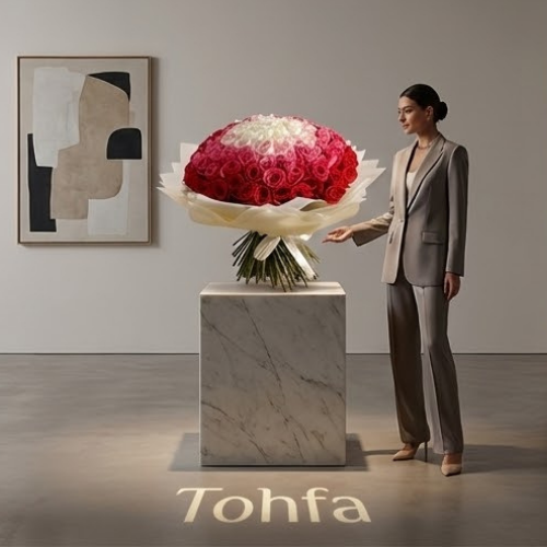 باقة الجوري السيمفوني الأنيق