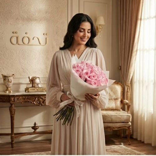 باقة جوري رقيقة | 25 زهرة