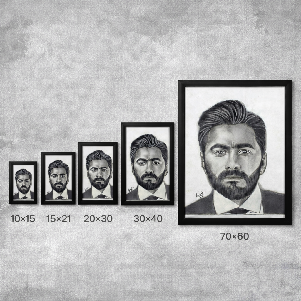 براويز رسم فحم يدوي