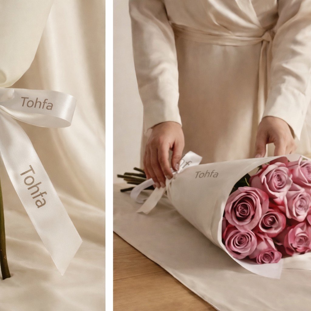 باقة الجوري البنفسجي الرائع | 12 زهرة