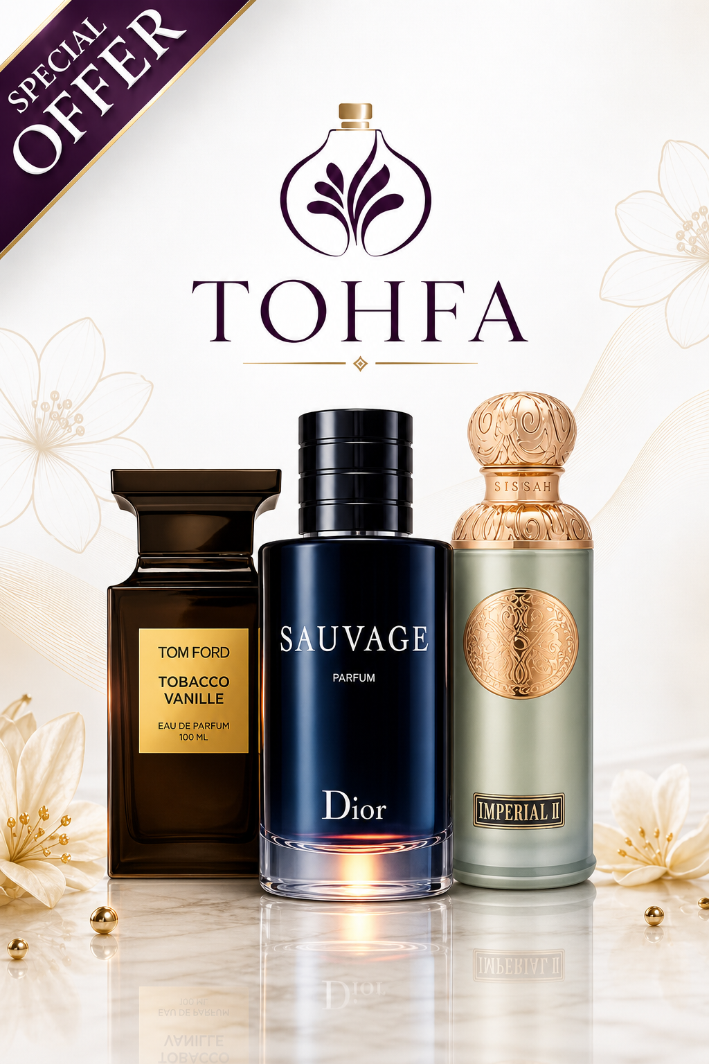 عرض عطر ديور سوفاج + قصة امبريال فالي + توم فورد توباكو
