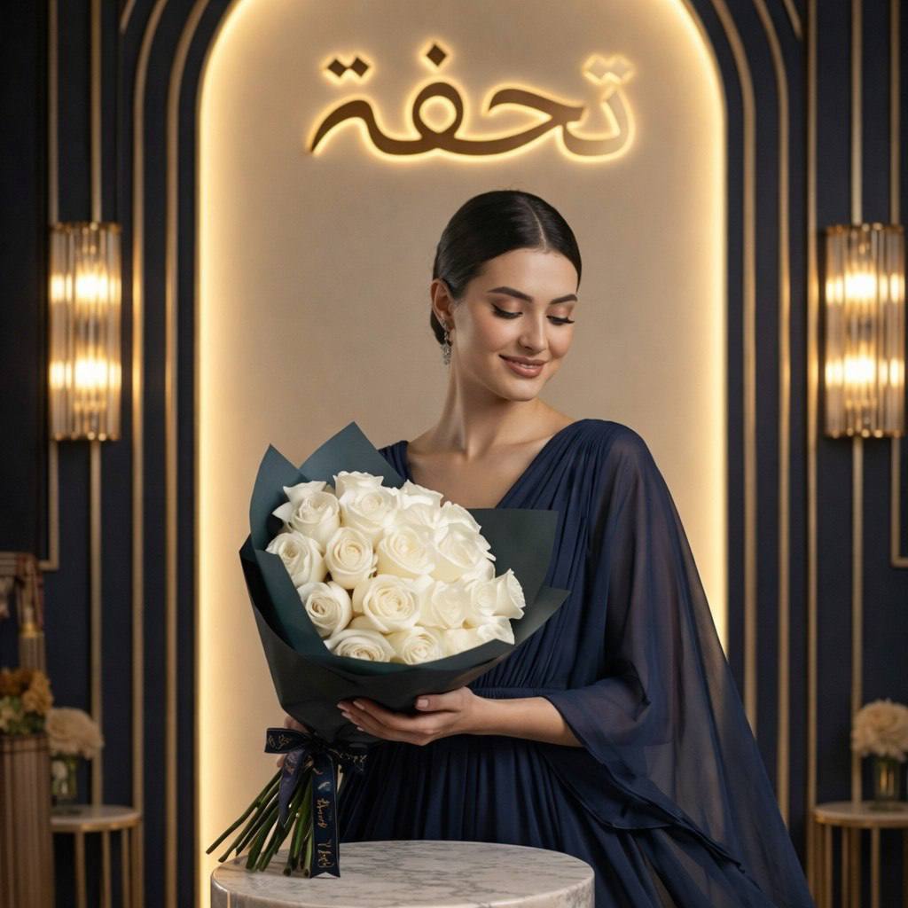 باقة جوري الجمال الأثيري | 15 زهرة