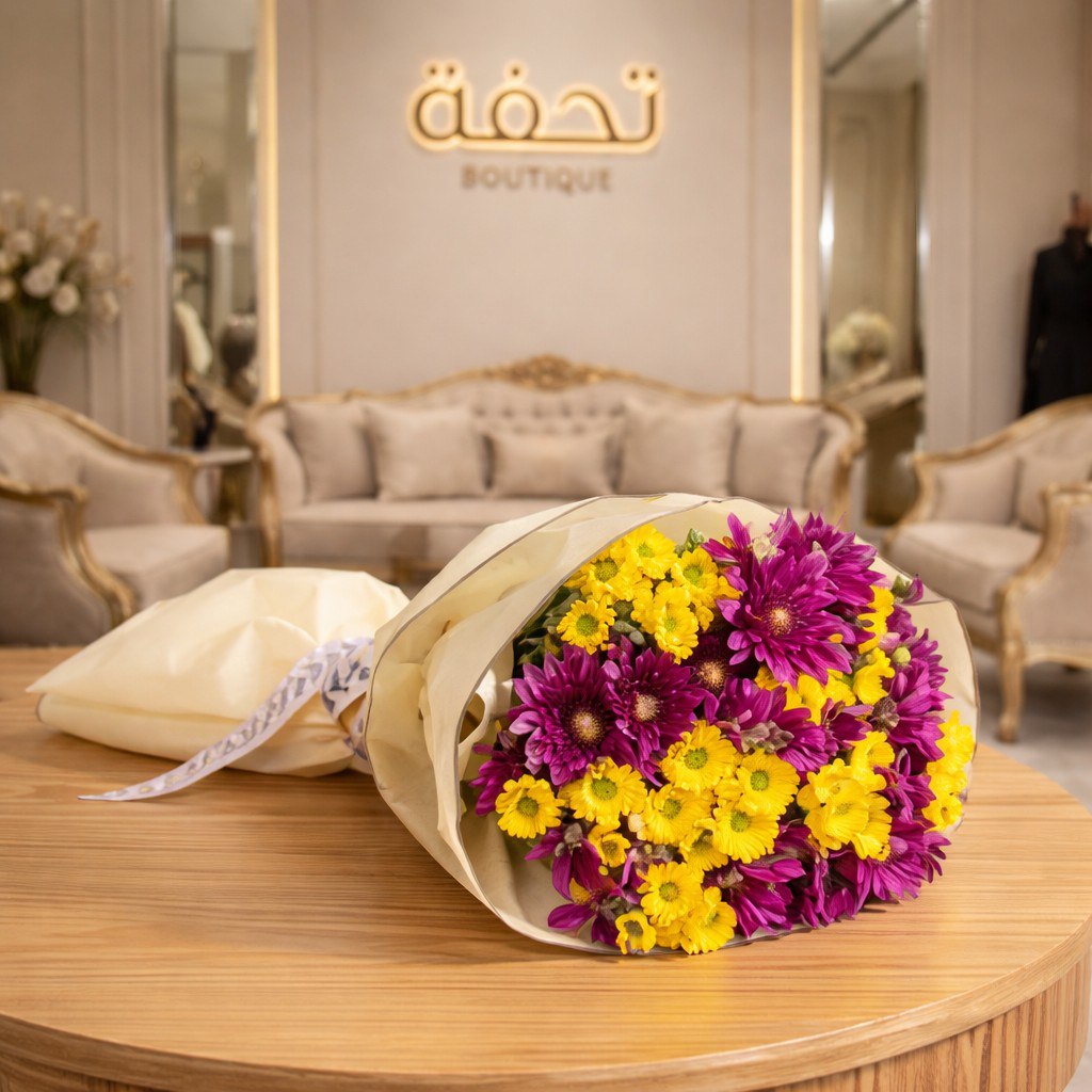 باقة الجمال البنفسجي