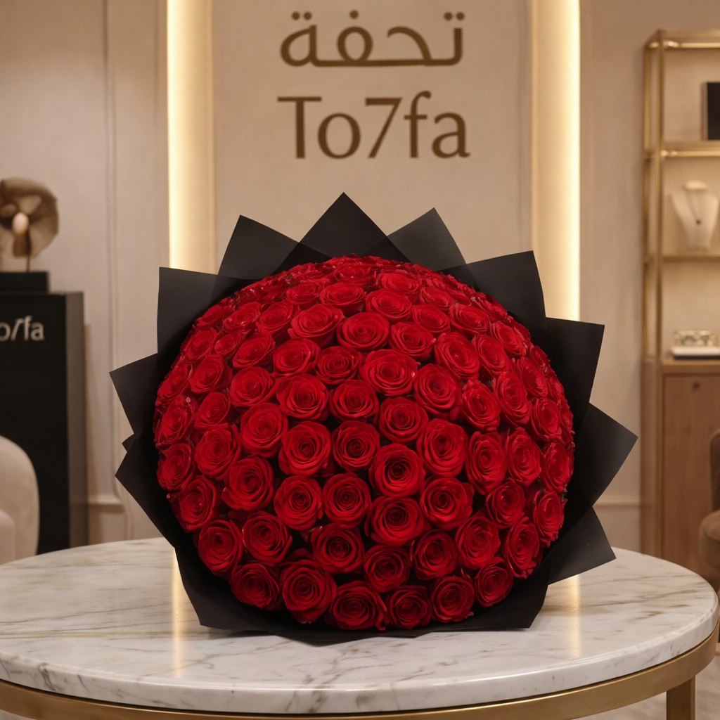 باقة الحب الأبدي | 150 جوري