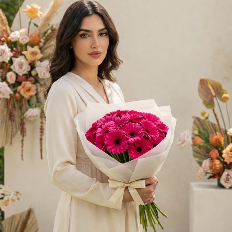 باقة الشغف الوردي